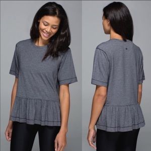 Lululemon Flouncey Peplum Top 10